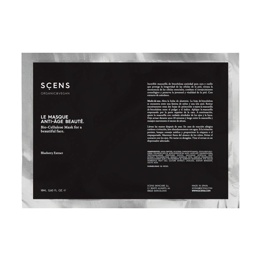 LE MASQUE ANTI-ÂGE BEAUTÉ X 10 — SCENS