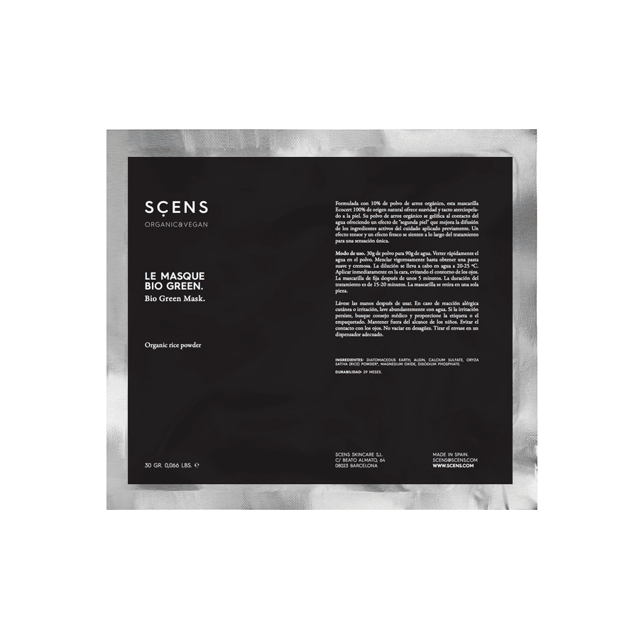LE MASQUE BIO GREEN X 10 — SCENS